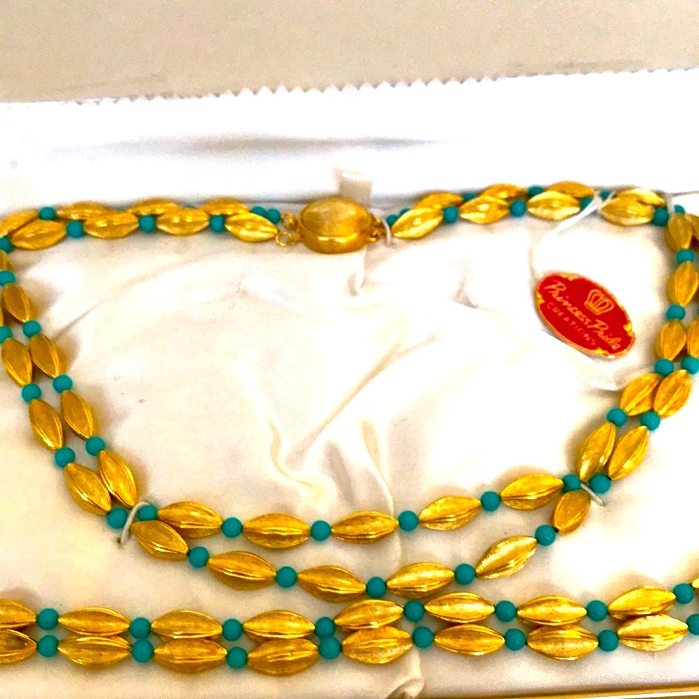Circa 1950’s Princess Pride Choker and Bracelet NWT